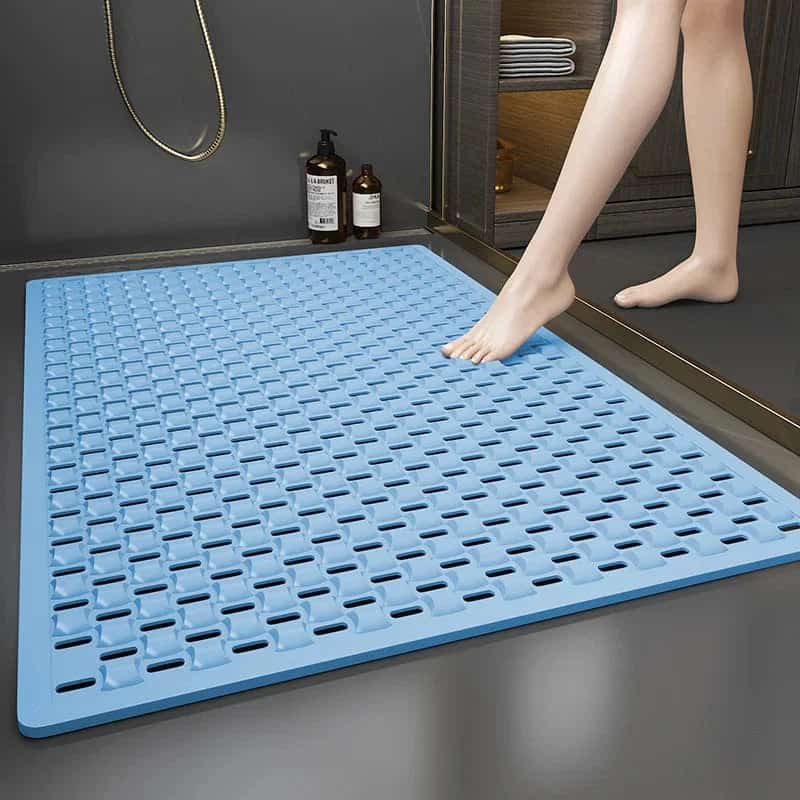 AUNEK Tapis De Douche Carré Antidérapant 53 X 53 Cm, Anti