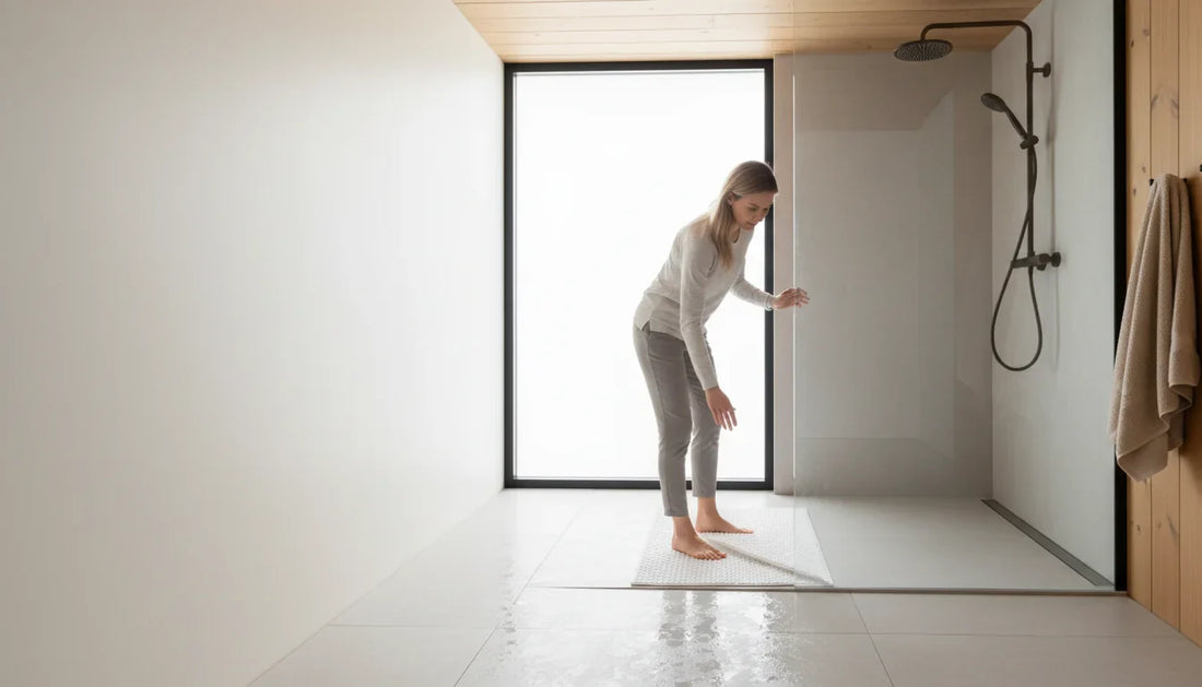 Vérifier l’adhérence d’un tapis de douche: tests maison - Image de couverture
