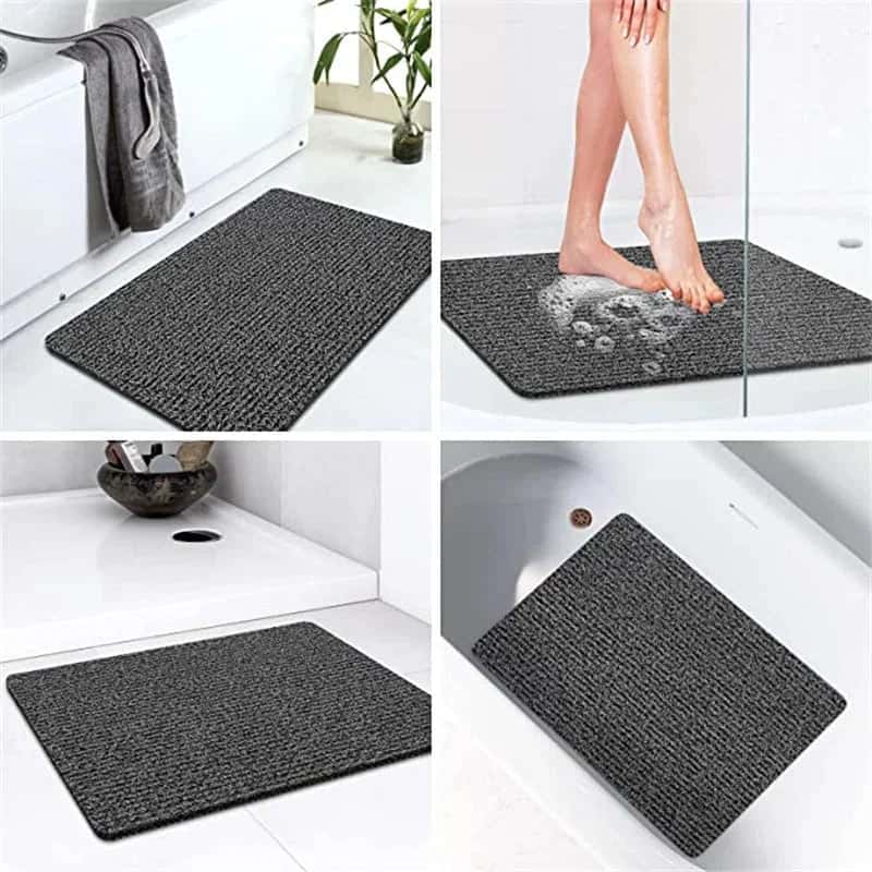 Tapis de Douche Antidérapant Noir