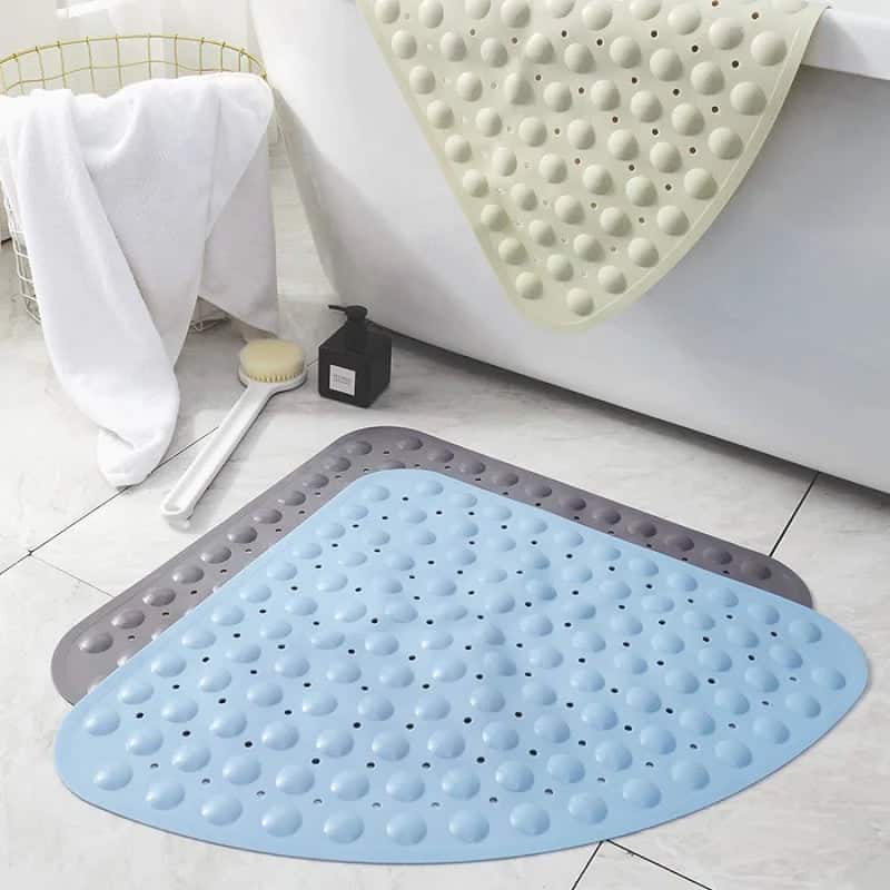 Tapis de Douche d’Angle Antidérapant
