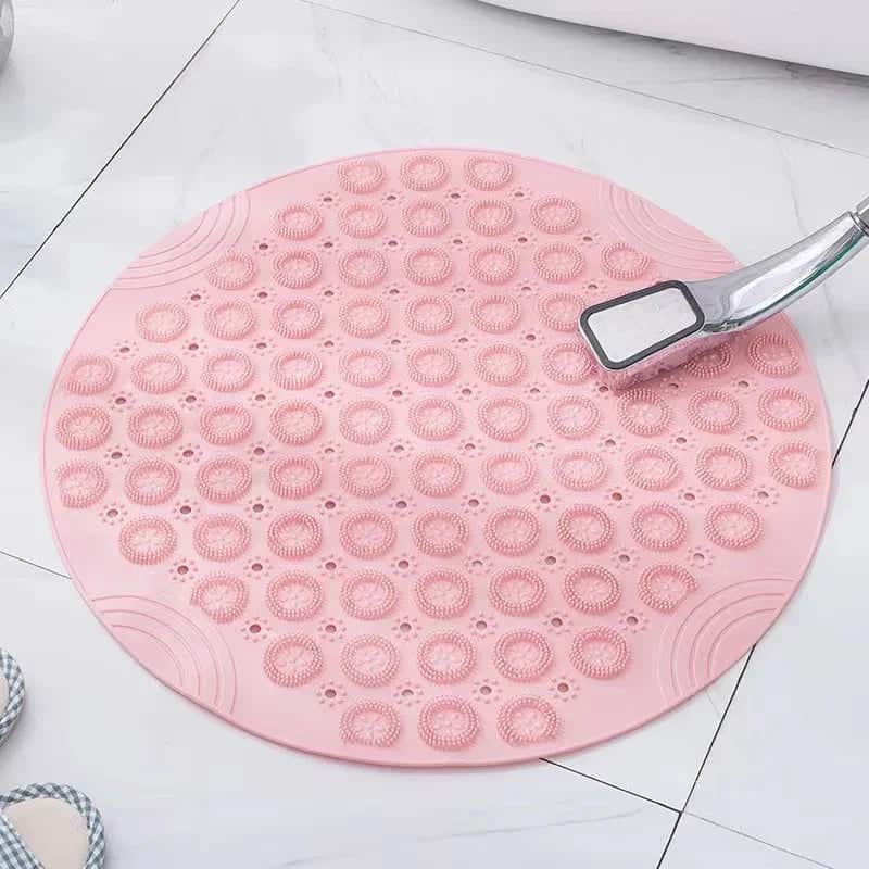 Tapis de Douche Rond Antidérapant