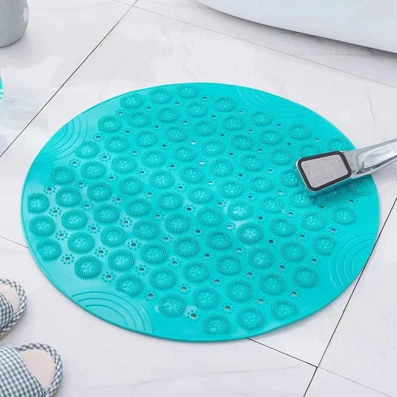 Tapis de Douche Rond Antidérapant